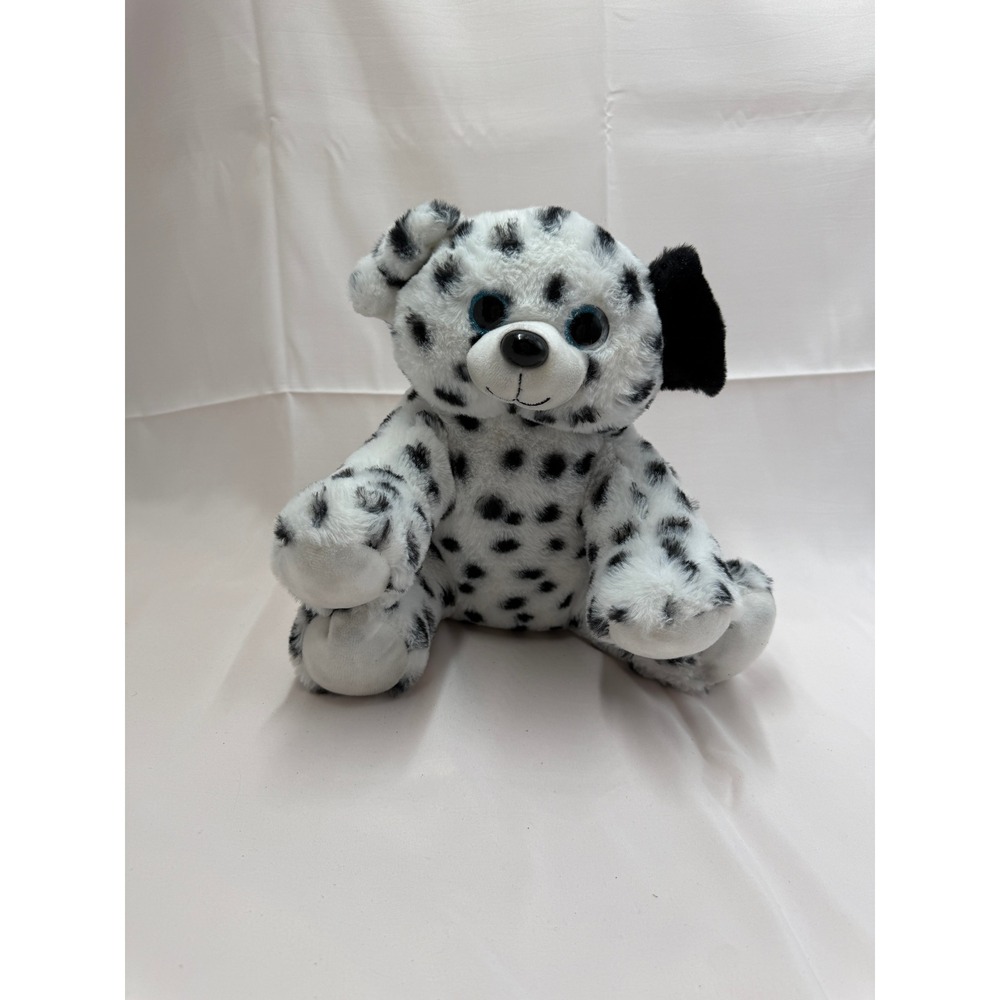 The Bear Factory Unisex Dalmatian Plush 16in White Black Spotted Dog 2001 Vtg